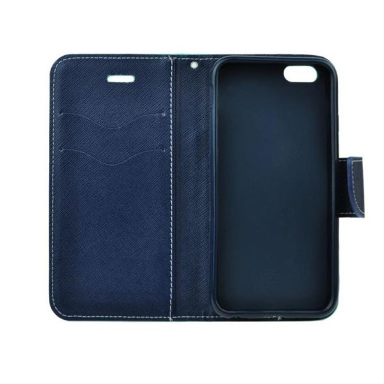 Fancy Book case για SAMSUNG Galaxy J5, Hot Pink/Navy