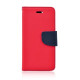 Fancy Book case για LG MAGNA red-navy