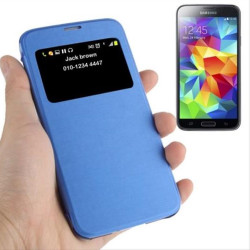 Smart Flap Case for Samsung S5/G900 blue Smart Flap Case for Samsung S5/G900 blue