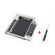 Θήκη σκληρού δίσκου HDD & SSD 2.5" PT-242, SATA, με ύψος 12.7mm