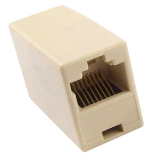 Powertech RJ 45 εξάρτημα UTP, ( μούφα),θηλ/θηλ,8p8c, λευκό CAB-N040 Powertech RJ 45 εξάρτημα UTP, ( μούφα),θηλ/θηλ,8p8c, λευκό CAB-N040