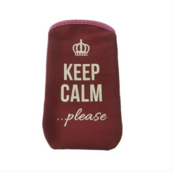 ΘΗΚΗ Flexi M/L (universal,iPhone 4) pink - keep calm please ΘΗΚΗ Flexi M/L (universal,iPhone 4) pink - keep calm please