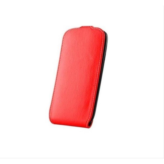 Θήκη Sligo Plus leather for iPhone 5 red