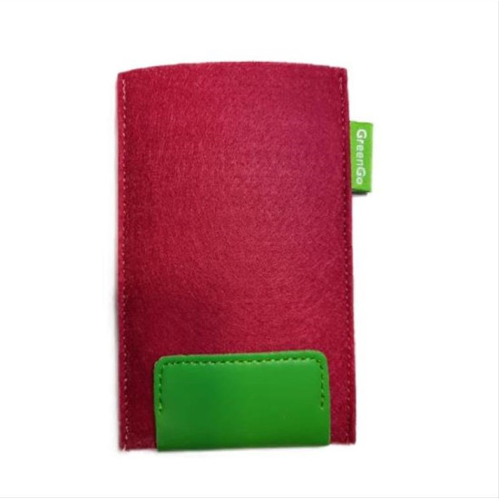 Θήκη Felt Folk XXL pink/green