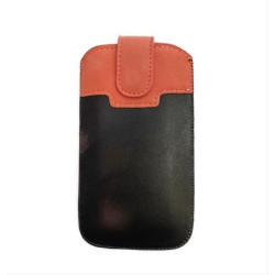 Θήκη SLIM UP Verona XXL i9100 black/salmon Θήκη SLIM UP Verona XXL i9100 black/salmon