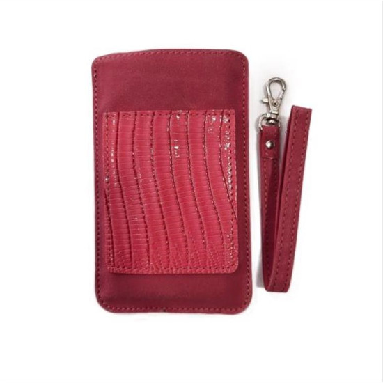 Case Pocket Eco-leather XXL pink universal Case Pocket Eco-leather XXL pink universal