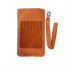 Case Pocket Eco-leather XL orange universal
