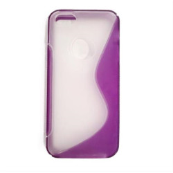 Θήκη Back Case S-line για IPHONE 5/5S transparent/violet Θήκη Back Case S-line για IPHONE 5/5S transparent/violet