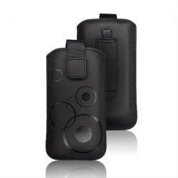 Θήκη Forcell Deko universal HTC Desire C,S5360 Galaxy Y,S6500 Galaxy Mini 2,LG L3 black