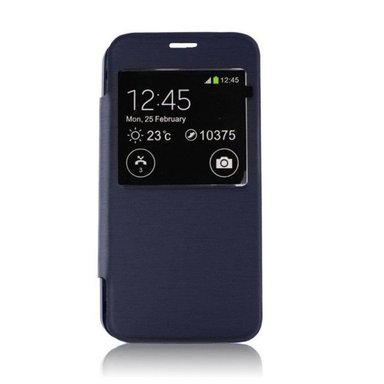 Θήκη S-VIEW για SAMSUNG Galaxy S5 dark blue