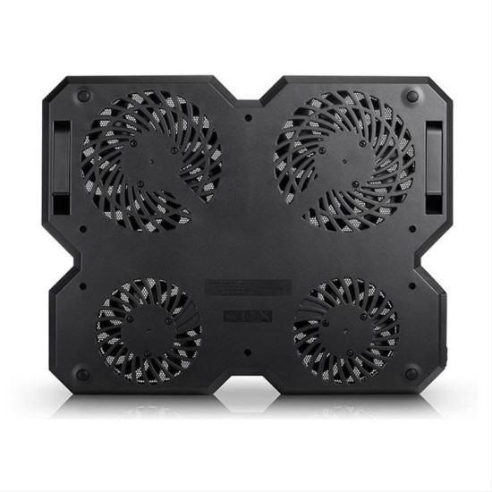 Notebook cooler Multi Core X6 για laptop έως 15.6". Notebook cooler Multi Core X6 για laptop έως 15.6".