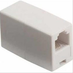 Μούφα RJ11 6x4 θηλ - θηλ 1TEM Μούφα RJ11 6x4 θηλ - θηλ 1TEM