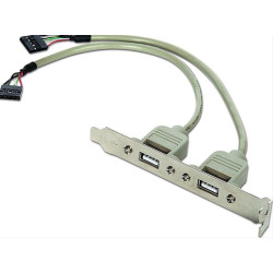 Gembird Bracket 2xUSB 2.0 CCUSBRECEPTACLE