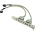 Gembird Bracket 2xUSB 2.0 CCUSBRECEPTACLE