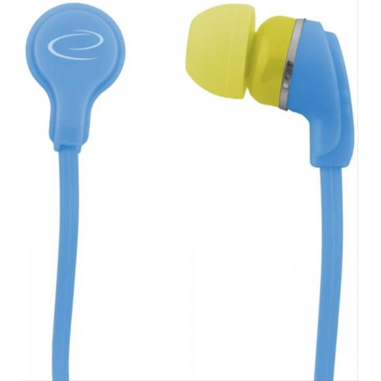 EARPHONES ESPERANZA STEREO NEON EH147T YELLOW-BLUE EARPHONES ESPERANZA STEREO NEON EH147T YELLOW-BLUE