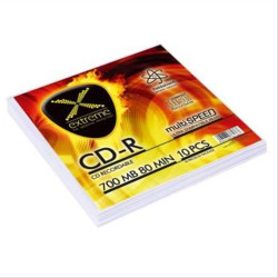Extreme CD-R 700MB x52 - Cake Box 10 Extreme CD-R 700MB x52 - Cake Box 10