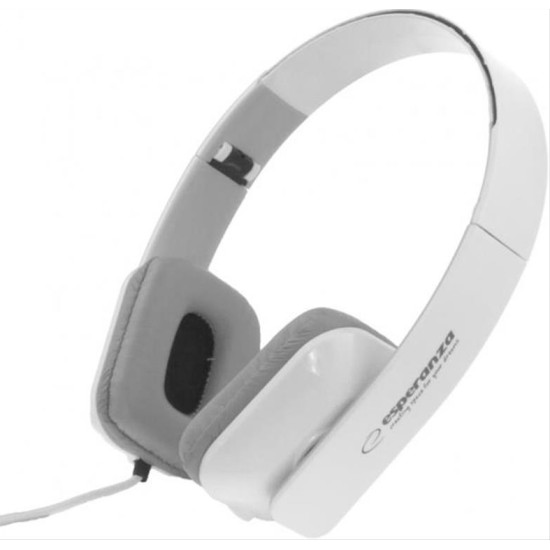 ESPERANZA STEREO AUDIO HEADPHONES ARUBA WHITE EH143W