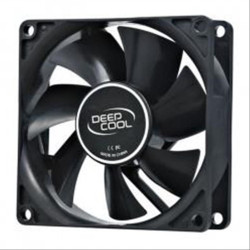 DEEPCOOL XFAN 80 BLACK Ανεμιστήρας 80mm σε μαύρο χρώμα.