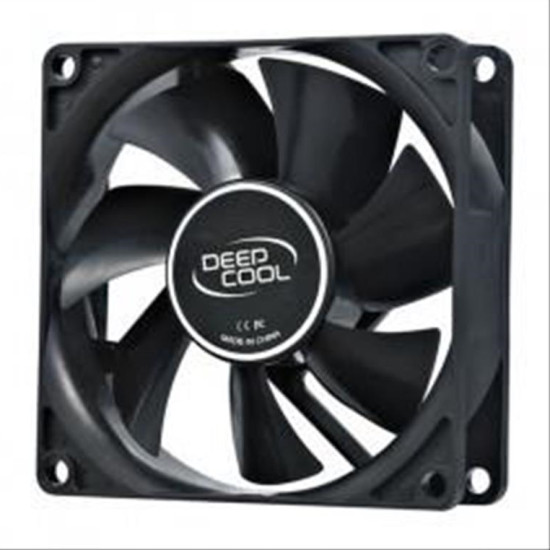 DEEPCOOL XFAN 80 BLACK Ανεμιστήρας 80mm σε μαύρο χρώμα.