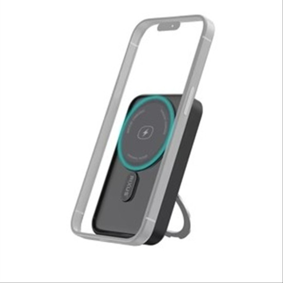 Rixus RXPB71B MagSafe Powerbank 10000mAh With Foldable Stand Black