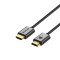 Rixus RXHU11 HDMI Cable Premium 8K 1m Space Gray