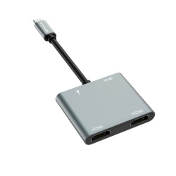 Rixus RXHU20 4 in 1 HDMI Splitter Space Gray Rixus RXHU20 4 in 1 HDMI Splitter Space Gray