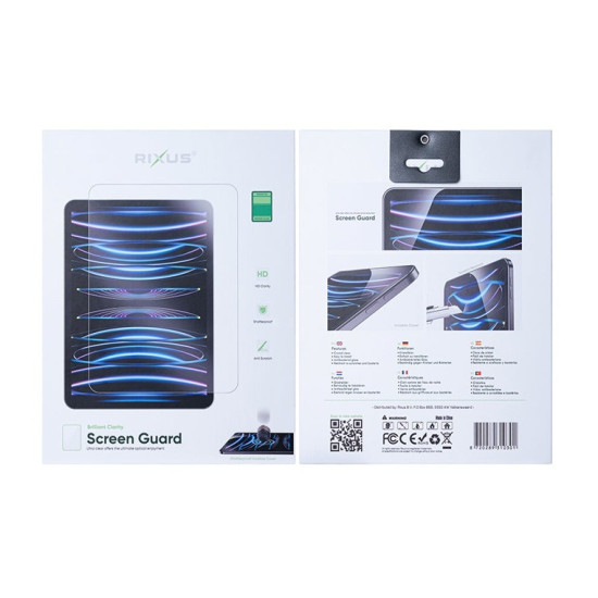 Rixus Screen Guard For Apple iPad Pro 13 inch (2024) Clear Rixus Screen Guard For Apple iPad Pro 13 inch (2024) Clear