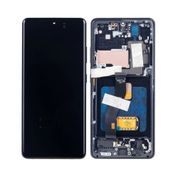 Samsung Galaxy S21 Ultra 5G G998B Display And Digitizer With Frame Phantom Black Soft-OLED Samsung Galaxy S21 Ultra 5G G998B Display And Digitizer With Frame Phantom Black Soft-OLED