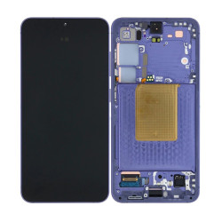Samsung Galaxy S24 S921B Display And Digitizer With Frame Cobalt Violet Pre-Assembled