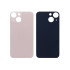 For Apple iPhone 13 Mini Back Glass, Enlarged Camera Frame Pink Compatible
