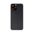For Apple iPhone 15 Pro Max Back Glass With NFC, Enlarged Camera Frame Black Titanium Compatible