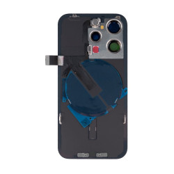 For Apple iPhone 15 Pro Back Glass With NFC, Enlarged Camera Frame Blue Titanium Compatible For Apple iPhone 15 Pro Back Glass With NFC, Enlarged Camera Frame Blue Titanium Compatible