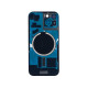 For Apple iPhone 15 Plus Back Glass Without NFC, Enlarged Camera Frame Blue Compatible