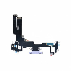 For Apple iPhone 14 System Charging Flex Purple Pulled For Apple iPhone 14 System Charging Flex Purple Pulled