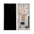 SAMSUNG GALAXY S23 ULTRA S918B DISPLAY AND DIGITIZER WITH FRAME CREAM SERVICE PACK
