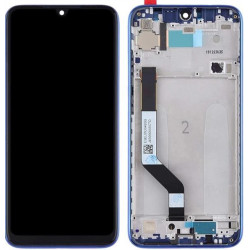 XIAOMI REDMI NOTE 7, NOTE 7 PRO DISPLAY AND DIGITIZER WITH FRAME BLUE ORIGINAL XIAOMI REDMI NOTE 7, NOTE 7 PRO DISPLAY AND DIGITIZER WITH FRAME BLUE ORIGINAL