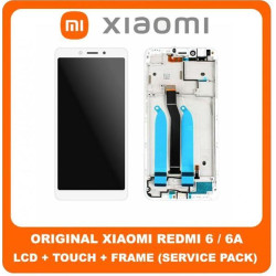 XIAOMI REDMI 6A DISPLAY WHITE ORIGINAL