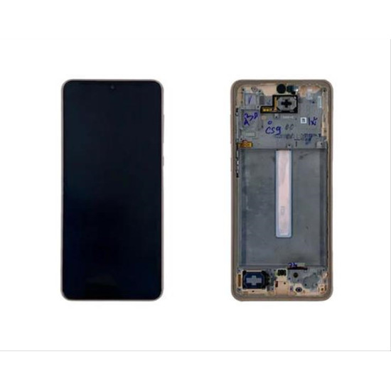 SAMSUNG GALAXY A33 5G A336B DISPLAY AND DIGITIZER COMPLETE AWESOME PEACH GOLD (SP)