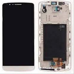 Για LG G3 D855 - Replacement LCD Main Bezel Surround With Adhesive - White