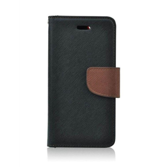 Fancy Book case για SAMSUNG Galaxy S7 (G930) black-brown