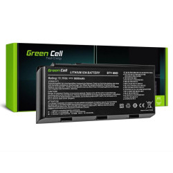 Green Cell Battery for MSI GT60 GT70 GT660 GT680 GT683 GT780 GX680 GX780 / 11,1V 6600mAh MS10
