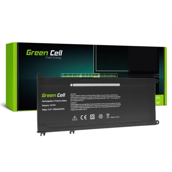 Green Cell Battery 33YDH for Dell Inspiron G3 3579 3779 G5   Latitude 3380 3480 3490 3590 DE138