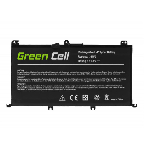 Green Cell Battery 357F9 for Dell Inspiron 15 5576 5577 7557 7559 7566 7567 DE139