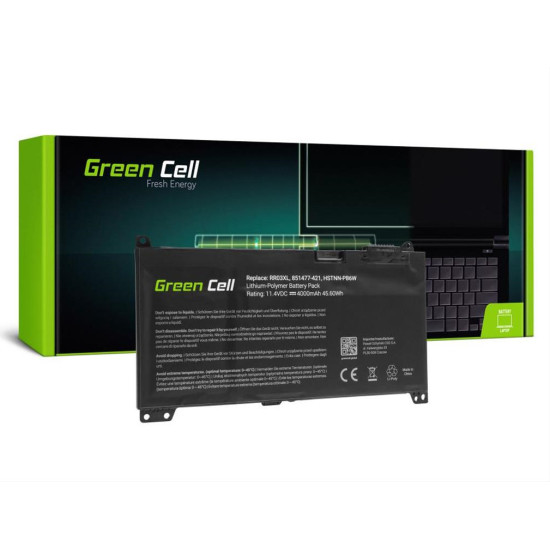 Green Cell Battery for HP ProBook 430 440 450 455 470 G4 G5 / 11,4V 4000mAh HP122 Green Cell Battery for HP ProBook 430 440 450 455 470 G4 G5 / 11,4V 4000mAh HP122