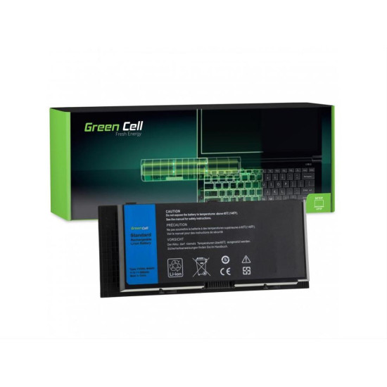 Green Cell Battery for Dell Precision M4600 M4700 M4800 M6600 M6700 / 11,1V 6600mAh DE74