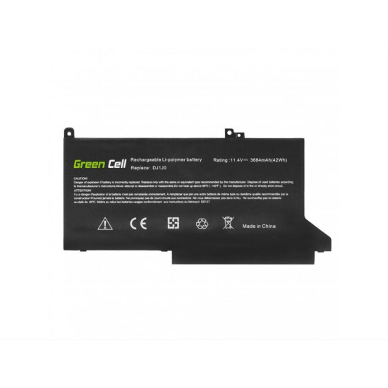 Green Cell Battery DJ1J0 do Dell Latitude 7280 7290 7380 7390 7480 7490 DE127