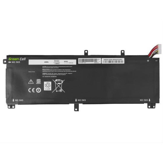 Green Cell Battery for Dell XPS 15 9530, Dell Precision M3800 / 11,1V 4400mAh DE124