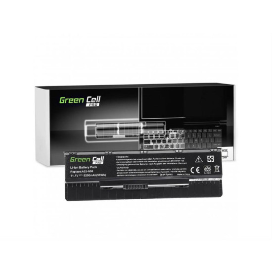 Green Cell PRO Battery for Asus A32-N56 N46 N46V N56 N76 / 11,1V 5200mAh AS41PRO Green Cell PRO Battery for Asus A32-N56 N46 N46V N56 N76 / 11,1V 5200mAh AS41PRO
