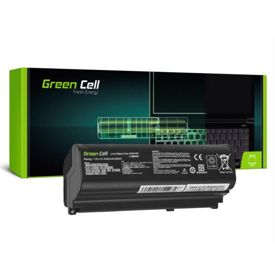 Green Cell Battery for Asus ROG G751 G751J / 15V 4400mAh AS128 Green Cell Battery for Asus ROG G751 G751J / 15V 4400mAh AS128