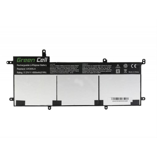 Green Cell Battery for Asus Zenbook UX305L UX305U / 11,31V 4500mAh AS102